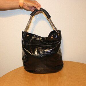 Furla Black Patent Leather FURLA Shoulder Bag